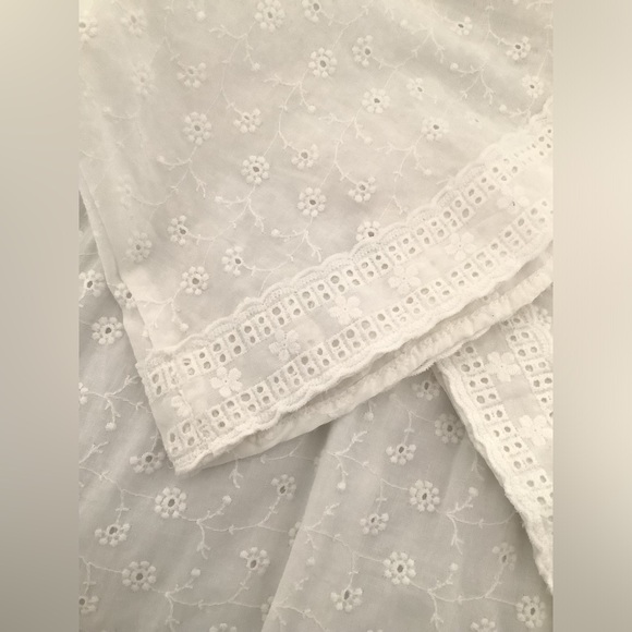 Elegant talisman White Embroidered Maxi Dress. - Picture 11 of 16